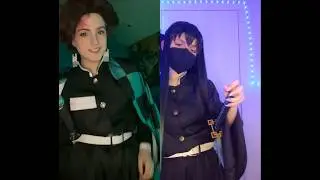 Tanjiro & Muichiro!! @crayzdee | #knycosplay #cosplay #shorts #hashira #dance #demonslayer