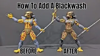 CUSTOM Lanard City Hunter Predator | How to Blackwash Action figures