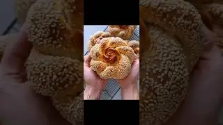 Best braided bread recipe: Challah #bread #challah #food #tasty #foodie #food #baking