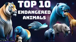 TOP 10 ENDANGERED ANIMALS 2023 #endangeredspecies