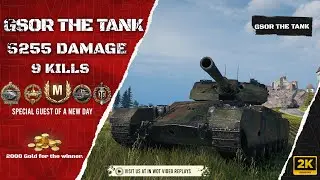 GSOR the TANK - 9 kills, Kolobanov's Medal, #wot_video_replays #world_of_tanks