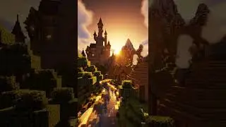 Ultra Realistic Minecraft Sunset 🌅 | Most Beautiful 8K Landscape with Ray Tracing