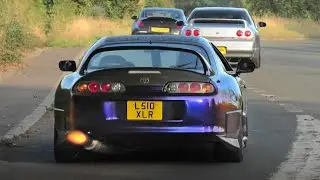 JDM Cars ACCELERATING! - Leaving a Car Show 2021