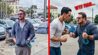 Crazy Confrontation in Homeless Encampment Sparks Heated Fight | WTF Moment Caught on Camera!