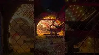 Demon's New Tunnel Lights at Six Flags Great America