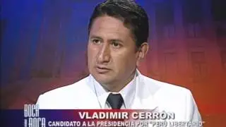 BOCA A BOCA | ENTREVISTA A VLADIMIR CERRÓN | CANDIDATO ALA PRESIDENCIA