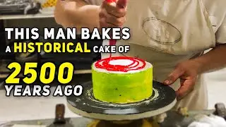 YALDA CAKE | Baking Yalda Cake In IRAN | Iranian Cake | Persian Cake