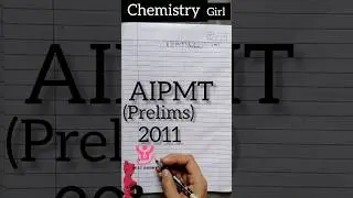 AIPMT(Prelims) -2011#NEET #medical #Exam #Coordination #compound @chemistrygirl9215 BUSHRA ASHRAF