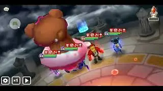 Veromos after buff vs Nephtys, Rica, Thrain   - Summoners War