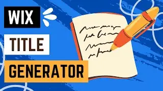 Wix Title Generator
