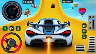 Mega Ramp GT Car Racing Simulator - ImpossibleStunt Car Racing 3D - Android Gameplay #5