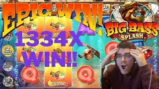 MY BIGGEST WIN EVER ON BIG BASS SPLASH!!! (1334X)