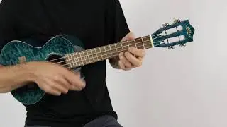Lanikai QM-BLCET Blue Electric Tenor Ukulele | The Ukebug