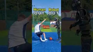 HUMAN VS ROBOT SKILL BATTLE! 😳⚽️🦾
