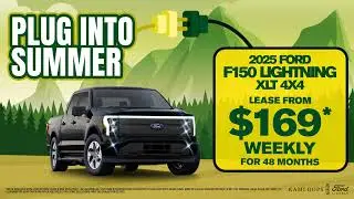 Get into a new 2025 Ford F150 Lightning at Kamloops Ford