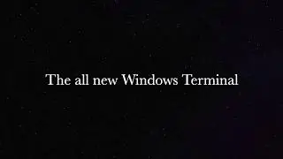 THE NEW MICROSOFT TERMINAL