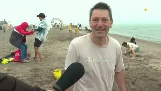 Concours de château de sable au Dunefest 2023