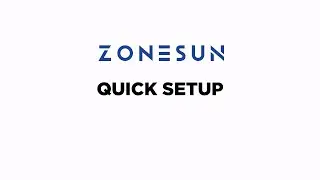 ZONESUN ZS-LP800 Bottle Unscrambler Instructions