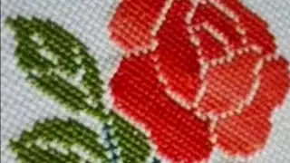 Beautiful cross stitch Rose Flowers design ❤️ बहुत सुंदर क्रॉस स्टिच गुलाब फूलों का डिजाइन 🌹🌹
