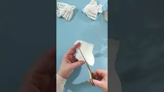 Embroidered bird ornaments - DIY by S&oslash;strene Grene