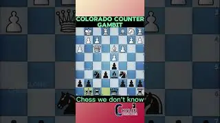 Colorado Counter Gambit: Best Trap to Win Fast!#chess #shorts