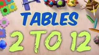 Learn Table of 2 To 12 | 2 to 12 tables | table 2 to 12 | 2 se lekar 12 tak table