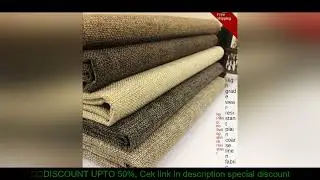 Thickening Burlap Fine Linen Cotton Linen Tablecloth Sofa Fabric Canvas Coarse Linen Fabric DIY Home