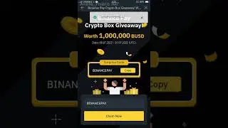 Claim Binance Crypto Box Giveaway! #shorts