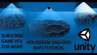 Unity VFX Graph Hologram and God Rays