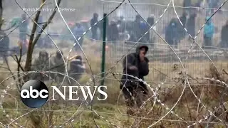 Tensions erupt along the Poland-Belarus border