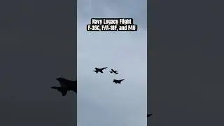 Legacy Flight #plane #airplane #aviation #aircraft #navy #airshow #f35 #jet #legacy #fighterjet