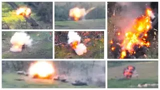 Russian ATGM operator OBLITERATES numerous Ukrainian vehicles and tanks as AFU offensive gone wrong
