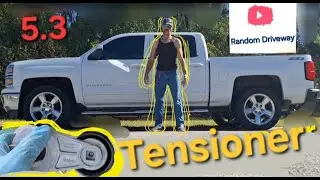 Chevrolet Silverado 2015 года &mdash; замена натяжителя ремня #автозапчасти