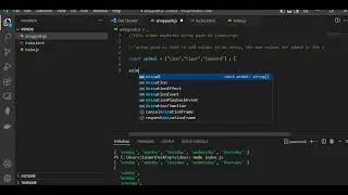 Javascript Array-push Method