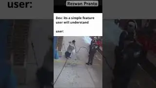 Developer vs User.😔😅. #shorts #funny #features #memes #comedy #popular