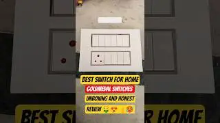 Best Switch For Home 🏡😍🤩 | Goldmedal Switches | #shorts #goldmedal #switch #home #ytshorts #viral