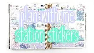 Plan With Me ♡ Hologlam (Station Stickers)