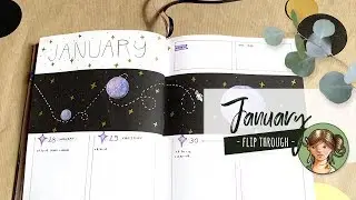 flip through | January : Bullet journal | bujo setup