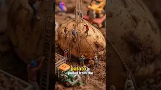 &ldquo;The Secret Life of Mini Farmers 🥔✨&rdquo;#Miniature #TinyWorld #GiantPotato #PotatoChips #FarmToFactory