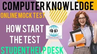 How start the online Test  (@computerknowledge1115 )