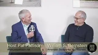 Bill Bernstein of Yad Vashem Israel's Holocaust Museum-Best of Los Angeles Award with Pat Pattison