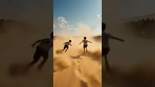 Desert Skate Rush #ai #shorts #skating  #desert  #epicrace #sand