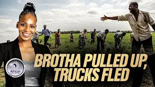 Brotha Pulls Up On Black People Picking In A Field & Truck Crew PEELS Off Once They Spot The Camera