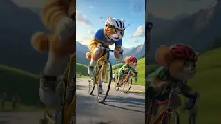 Cat vs Mouse Cycling Race | Cartoon Animation | The Fun Factory