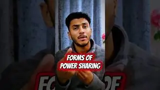 Forms of Power Sharing l Power Sharing l Class 10 Civics #shorts