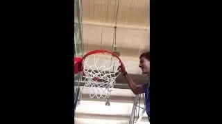 10ft 1in kid dunking REAL NO EDIT