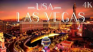 Las Vegas in 4K | Cinematic Night City Experience 🌃 #LasVegasNight#exploreusa  #LasVegasStrip