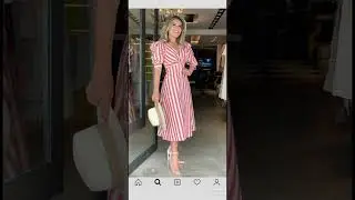 Striped dress ideas#trending #fashion #daily #dress #stripestyle