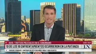 2025: tiroteos policiales en el conurbano; 10 de 16 enfrentamientos ocurrieron en La Matanza