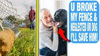 Neighbor Destroyed Fence On My Property & Neglected His Pets, I RESCUED THEM! r/NeighborsFromH&euro;ll